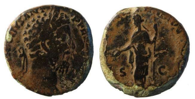 RIC 467 Commodus AE Sestertius