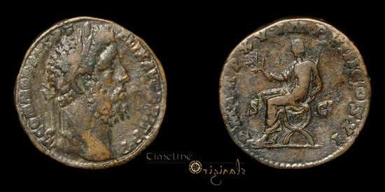 RIC 557 Commodus, AE Sestertius