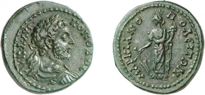 Markianopolis Varbanov 709 Commodus, AE of Markianopolis, Moesia Inf