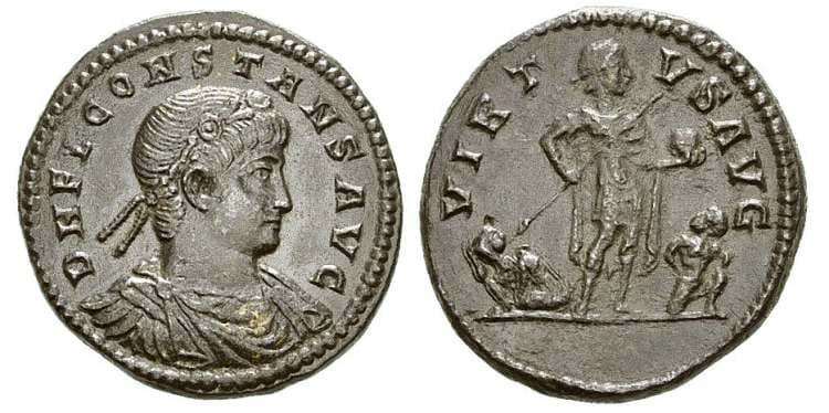 Platt 199 Constans AE medallion, 33 mm, 17