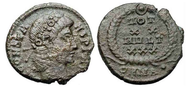 Nicomedia RIC VIII 59, A Constans, AE4, 14mm of Nicomedia