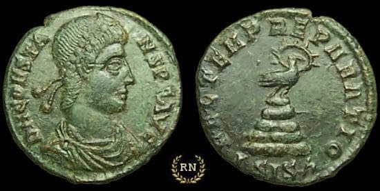 Siscia RIC VIII 241, Γ Symbol 3 Constans AE3 Half3