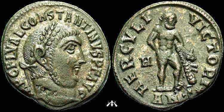 Antioch RIC VI 170c, H Constantine I, AE Follis, Antioch