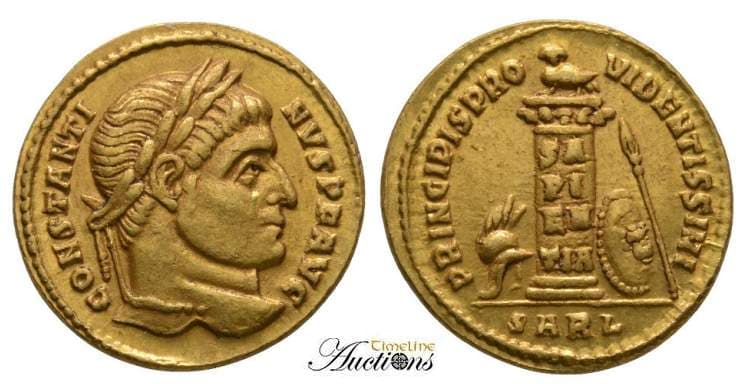 Arles RIC VII, 1 Constantine I AV Solidus