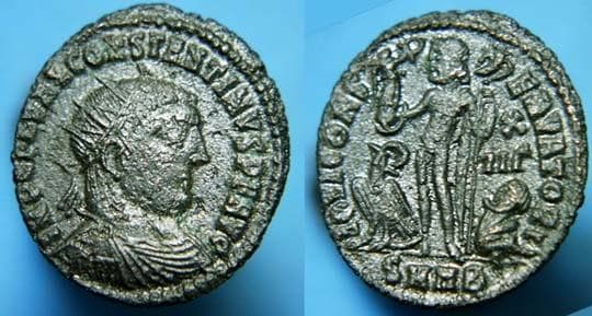 Heraclea RIC VII 51 Constantine AE follis 12