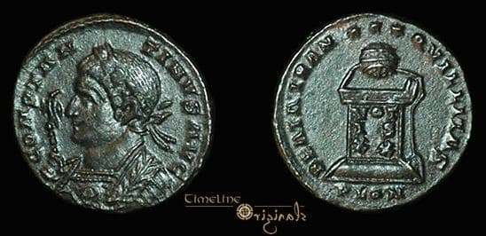London RIC VII 225 Constantine I AE follis