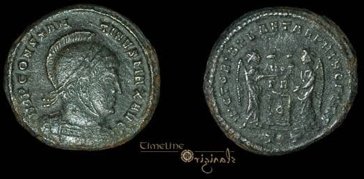 Ticinum RIC VII 90 Constantine I AE follis
