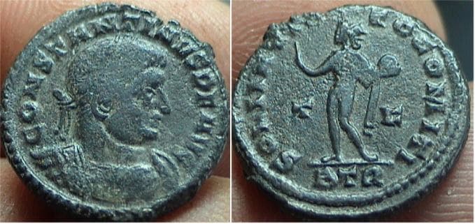 Trier RIC VII 97 Constantine I, AE follis, 316 AD