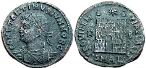 Alexandria RIC VII 46, B Constantine II AE4 of Alexandria