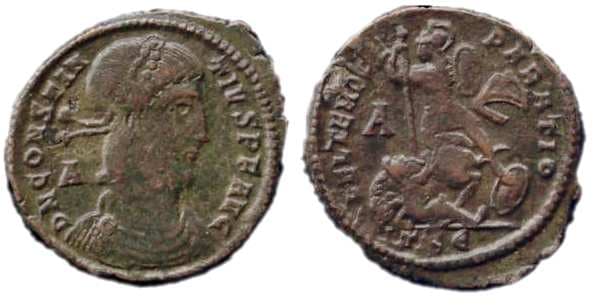 Thessalonica RIC VIII 129, E as below Text