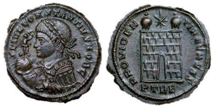 Trier RIC VII 506v Constantius II, Trier