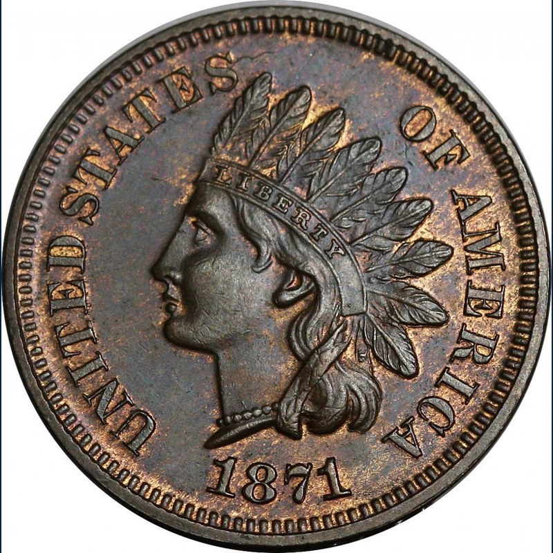 インディアンヘッドセント1877年：アメリカ貨幣史上の最希少年銘コイン 裏面