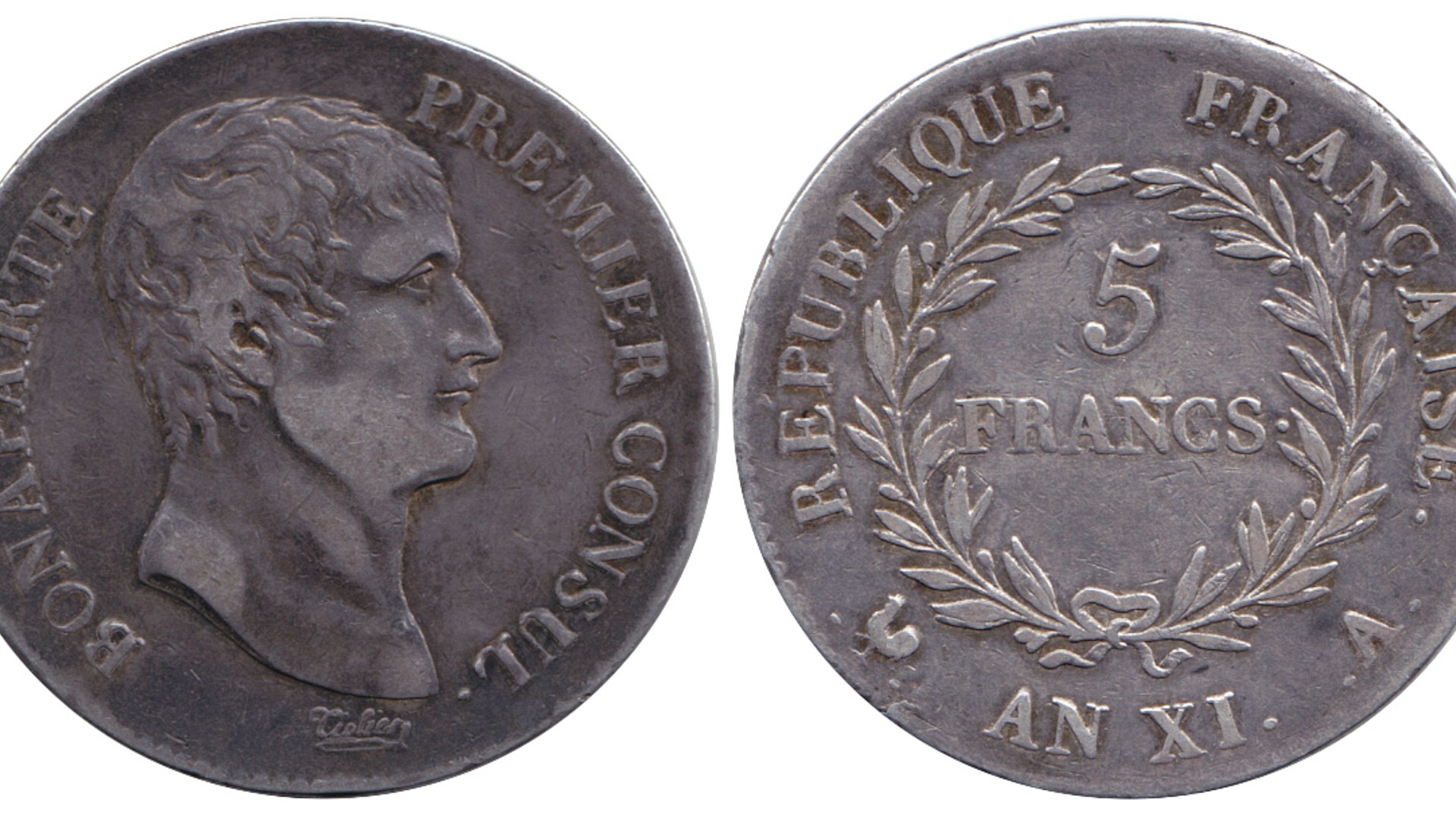 ナポレオン5フラン銀貨（1803年）— 執政期の傑作